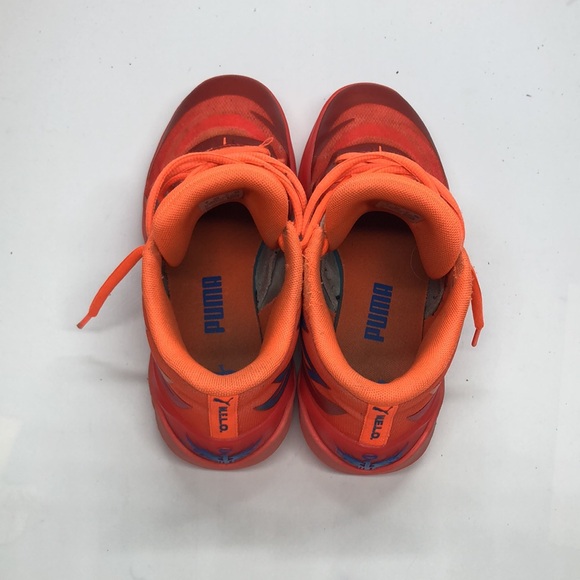 Mens PUMA MB.02 Supernova 376442-01 Orange/Blue USED Without Box Sz 6 - Picture 5 of 12